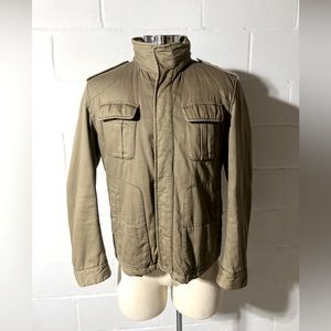 Convertible Hood Military Jacket
